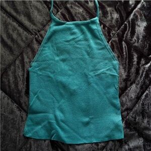 Forever 21 Teal Halter Top